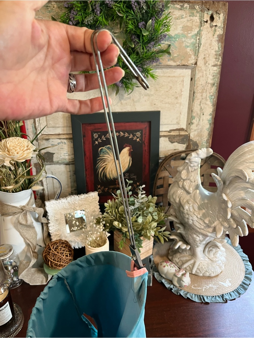 Vintage Clothes Pin Holder READ - Picture 5 of 12